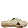 CROCS LDS WEDGE CROSS STRAP MULE 204908 - COBBLESTONE